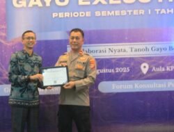 Polres Bener Meriah Sabet Tiga Penghargaan Bergengsi di Ajang Gayo Treasury Award 2025