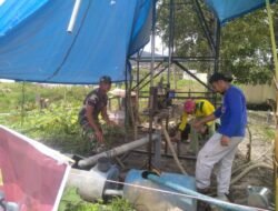 Wujudkan Program Unggulan KASAD, Satgas TMMD ke-126 Bangun Sumur Bor Untuk Pondok Pesantren Semayon