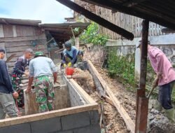 Pembangunan MCK Komunal TMMD ke-126 Kodim 0106/Aceh Tengah Capai 30 Persen