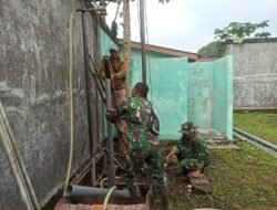 Wujudkan Lingkungan Sehat, Satgas TMMD Bangun MCK Komunal di Aceh Tengah