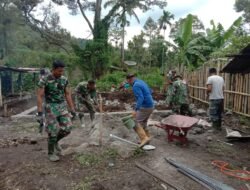 Satgas TMMD Bangun Pondasi Rumah Kasnawati, Wujud Nyata Kepedulian TNI untuk Rakyat