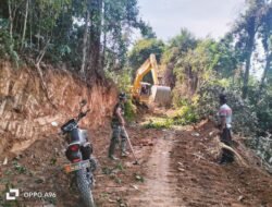 Tembus Medan Sulit, Satgas TMMD ke-126 Berjuang Wujudkan Jalan Harapan Warga