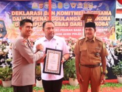 Polda Aceh Komitmen Cegah Narkotika: Bentuk dan Bina 94 KBDN di Seluruh Kabupaten/Kota