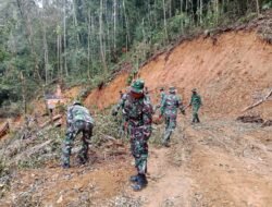 TMMD ke-126 Genjot Pembersihan Jalur Jalan, Wujudkan Akses Mudah Bagi Warga Linge