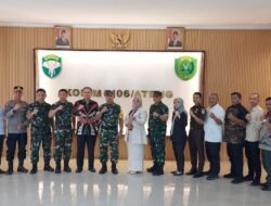 Dandim 0106/Aceh Tengah Sambut Tim Wasev Mabes TNI