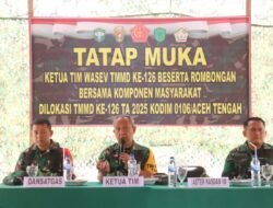 Tim Wasev TMMD ke-126 Tatap Muka Bersama Warga Kute Keramil, Tekankan Sinergi Percepatan Pembangunan Desa