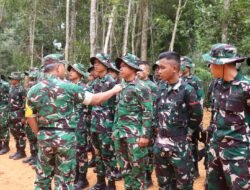 Tim Wasev TNI Tinjau Pelaksanaan TMMD ke-126 di Aceh Tengah