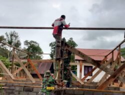 Sinergi TNI dan Warga Wujudkan Rumah Layak Huni di Celala