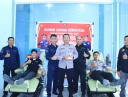 Humas Polres Bener Meriah Gelar Bakti Kesehatan Donor Darah Serentak