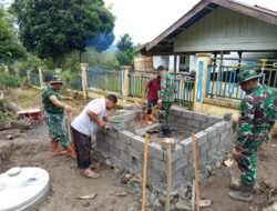 TMMD Ke-126 Kodim 0106 Bangun Fasilitas MCK Demi Lingkungan Sehat di Arul Gele