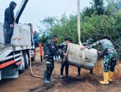 Satgas TMMD Pasang Gorong-Gorong di Kute Keramil, Bukti Nyata Gotong Royong TNI dan Warga