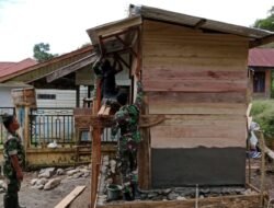 Progres Pembangunan MCK TMMD di Arul Gele Tembus 75 Persen, Warga Apresiasi Kerja TNI