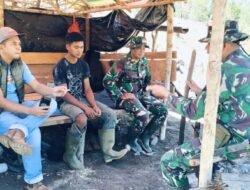Satgas TMMD Kodim 0106 Aceh Tengah Pererat Silaturahmi Lewat Komsos di Desa Kute Keramil