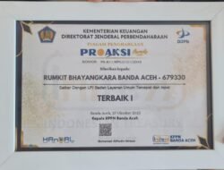 Rumkit Bhayangkara Polda Aceh Raih Tiga Penghargaan: BLU LPJ Tercepat serta Maturity Rating dan Capaian IKPA Terbaik