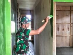 TMMD Wujudkan Rumah Layak untuk Warga, Progres RTLH di Reje Guru Capai 85 Persen