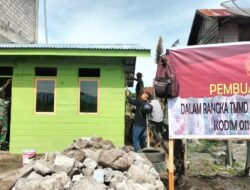 Gotong Royong TNI dan Warga, RTLH TMMD Bener Meriah Siap Rampung Sebelum Penutupan