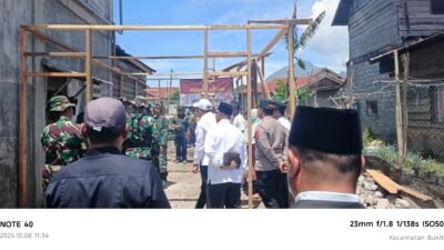 Forkopimda Bener Meriah Tinjau Lokasi TMMD ke-126 Usai Upacara Pembukaan