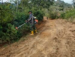 Di Lembah Pedalaman Desa Reje Guru, Satgas TMMD Sukses Wujudkan Akses Masyarakat