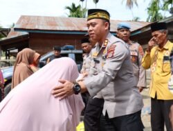 Kapolres Aceh Tengah Salurkan Bantuan untuk Korban Kebakaran di Delung Sekinel, Wujud Nyata Jumat Berkah