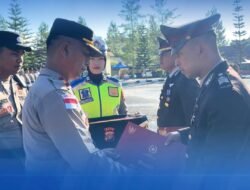 Wujud Apresiasi Pengabdian Tanpa Batas, Polres Bener Meriah Anugerahkan Satyalancana kepada Personel Berprestasi