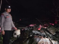 Rumah Kebun Tak Berpenghuni di Ratawali Aceh Tengah Ludes Terbakar