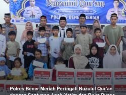 Polres Bener Meriah Peringati Nuzulul Qur’an dengan Santunan Anak Yatim dan Buka Puasa Bersama