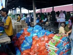 Wabup Bener Meriah Ir. H. Armia Tinjau Pelaksanaan Pasar Murah Di Simpang Balek.