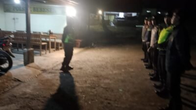 Polsek Bebesen Tindak Lanjuti Aduan Warga, Perkuat Patroli Malam Antisipasi Balap Liar