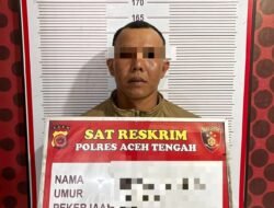 Satreskrim Polres Aceh Tengah Tangkap Pelaku Rudapaksa Anak di Bawah Umur