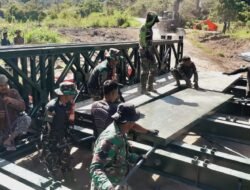 Pembangunan Jembatan Bailey di Lukup Sabun Barat Capai 55 Persen, Ditargetkan Rampung Maret 2026