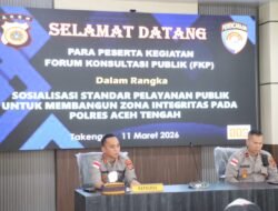 Polres Aceh Tengah Gelar Forum Konsultasi Publik untuk Perkuat Pelayanan dan Zona Integritas