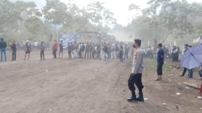 Polres Aceh Tengah Amankan Pembukaan Kejuaraan Grasstrack di Ketol, Ratusan Penonton Hadir