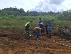 Babinsa Koramil 10/Celala Kodim 0106/Aceh Tengah,Bantu Pengukuran Tanah Warga