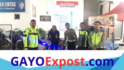 Patroli Antisipasi Balap Liar, Satlantas Polres Aceh Tengah Amankan Lima Sepeda Motor