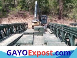 Progres Jembatan Bailey di Linge Capai 70 Persen, Dikebut Meski Terkendala Cuaca