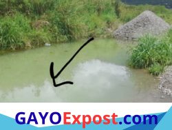 Remaja 13 Tahun Tenggelam di Sungai Jagong Jeget Aceh Tengah.