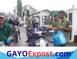 Dandim 0106/Aceh Tengah Gelar Jumat Berkah di Makodim untuk Pererat Silaturahmi dengan Masyarakat