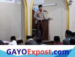 Safari Subuh Polres Aceh Tengah Ajak Orang Tua Cegah Kenakalan Remaja