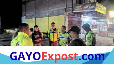 Patroli Dini Hari Polres Aceh Tengah, Balap Liar dan Guantibmas Jadi Sasaran