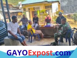 Pererat Silaturahmi, Babinsa Koramil 04/Bintang Gelar Komsos dengan Warga Wilah Setie