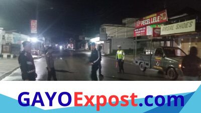 Patroli Dini Hari, Polres Aceh Tengah Persempit Ruang Gerak Balap Liar