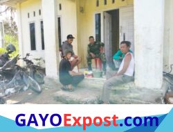 Babinsa Koramil 09/Ketol Ajak Warga Tingkatkan Kewaspadaan Bencana Saat Musim Hujan