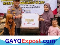 Bansos HUT Bhayangkara Ke 80,Polsek Janka Hadir Untuk Masyarakat