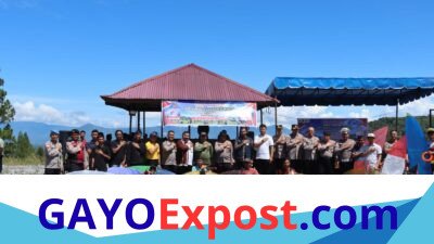 AKBP Aris Cai Dwi Susanto Buka Tournamen Layang Layang Tunang Piala Kapolres Bener Meriah