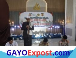 Subulussalam Bersatu Dalam Zikir:Polri,Ulama Dan Pemda Doakan Kedamaian Di Hut Bhayangkara Ke 80