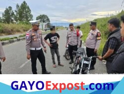 Respon Cepat Laporan Warga, Polres Bener Meriah Amankan Dua Sepeda Motor Diduga Terlibat Balap Liar