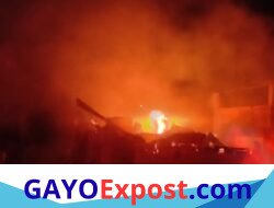 Rumah Semi Permanen di Kute Panang Ludes Terbakar, Satu Rumah Tetangga Ikut Terdampak