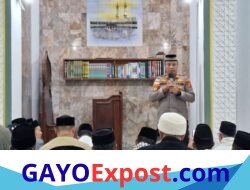 Safari Subuh, Kapolsek Lut Tawar Ingatkan Orang Tua Awasi Anak dan Manfaatkan Layanan 110