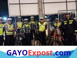 Satlantas Polres Aceh Tengah Intensifkan Patroli Cegah Balap Liar, Tertibkan 3 Motor Berknalpot Brong