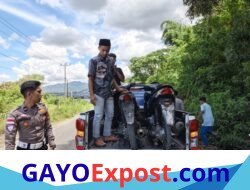Respons Cepat Laporan Warga, Satlantas Polres Aceh Tengah Tertibkan Balap Liar di Mendale Kecamatan Kebayakan